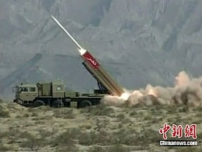 巴基斯坦試射新型地對地短程彈道導彈
