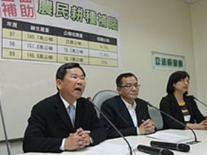 照顧農民 綠盼增公糧收購價量 