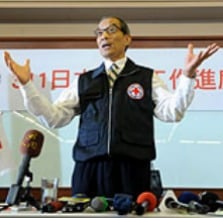 日本賑災募款 陳長文簽備忘錄