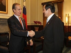 馬總統接見美國會台灣連線