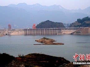 三峽水庫水位接近汛限水位
