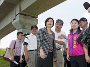 雲林地層下陷 李鴻源踏勘