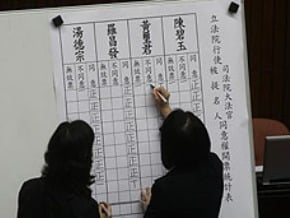 立院同意陳碧玉等4人為大法官