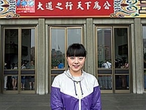 正妹陸客遇馬總統 盛讚親民