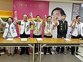 張俊雄為斗六補選加油打氣 