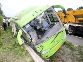 台灣遊客吉林車禍 4死15傷 