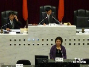 陳菊施政報告　兩岸交流只談觀光
