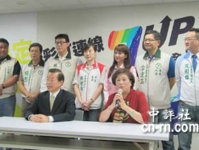 盼打破零蛋　謝長廷輔選台北綠選將