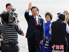 胡錦濤抵達夏威夷出席APEC 