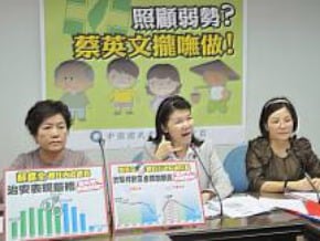 誰照顧弱勢 藍綠交鋒
