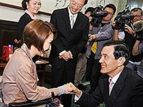 與楊玉欣對談 總統允照顧弱勢