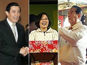 旺旺中時民調：馬42%蔡37%宋7%　中台灣馬領先