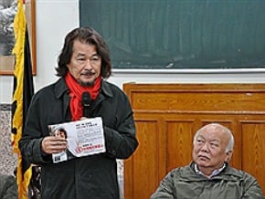 施明德訪新竹 爭取政黨票支持