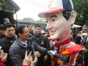 南投密集掃街 馬英九有信心勝選