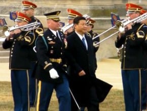 訪五角大廈 閱兵式隆重迎習近平