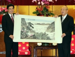 吳伯雄會郭金龍 共籲兩岸和平
