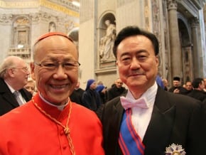 王豫元參加教廷祝聖新樞機彌撒