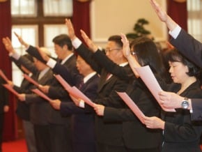 53名官員宣誓 馬總統監誓