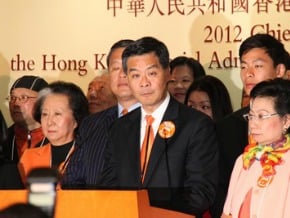 候任特首梁振英：今後只有“香港營”