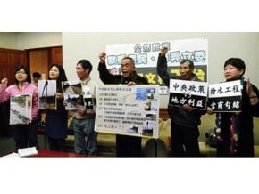 用水工程遭抗議 中科：已停工