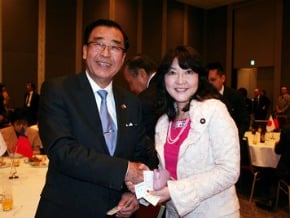 廖了以訪日 日國會議員歡迎