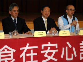 食品安全爭議 江宜樺下鄉溝通