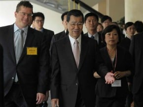 證所稅風波 蕭副總統避談