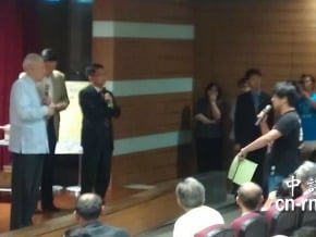 李登輝開講與陸生激辯釣魚台