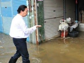 排水不及 張花冠籲建滯洪池