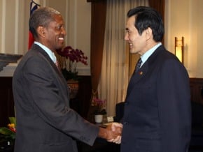 總統接見聖文森國外長