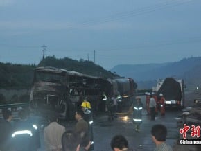 延安嚴重車禍　已36人死亡