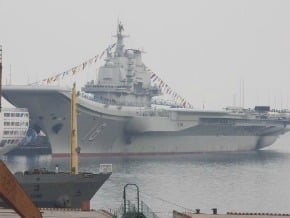 中國航母實現零突破 「遼寧艦」正式交接入列