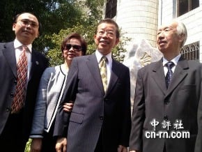 謝長廷登陸次日　廈大研究會