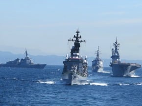 日閱艦式預演 外國艦首參與