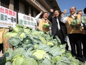 推銷高麗菜　台聯為通勤族加菜