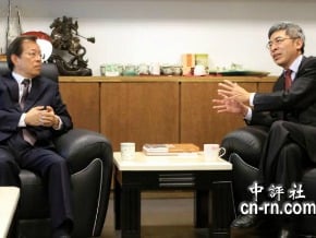 中評社專訪　二次登陸 謝長廷：不會為去而去