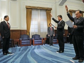 總統監誓 金溥聰等人完成宣誓