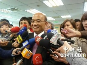 蘇貞昌：希望中國早日民主化　加入民主同盟