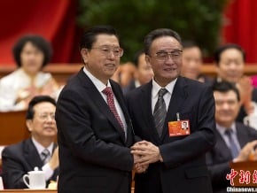 張德江當選中國人大常委會委員長