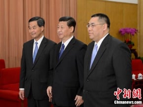 習近平會見港澳兩特首　強調港澳內地命運相連