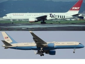 遠航機變身 成美國空軍專機