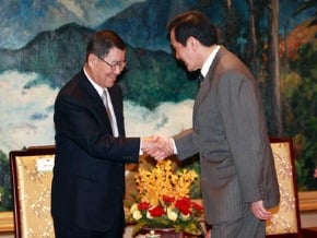 馬英九接見蕭萬長：博鰲交流具重要意義