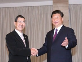 蕭習會 蕭萬長三點期盼 習近平四點希望 總統府肯定