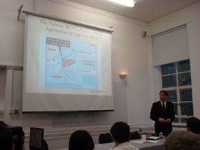沈呂巡倫敦大學演講東亞情勢