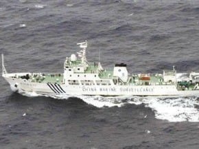 三艘中國海監船駛入釣魚台海域巡航