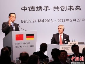 李克強：中國將優先向德國開放