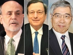 經濟不振 歐美日央行聯手出拳