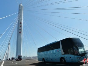 世界上最長最寬的多塔斜拉橋—嘉紹大橋建成通車