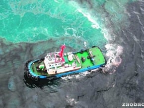 泰海域發生石油泄漏 海軍緊急部署軍艦清理