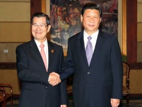 習近平在峇里島會晤蕭萬長